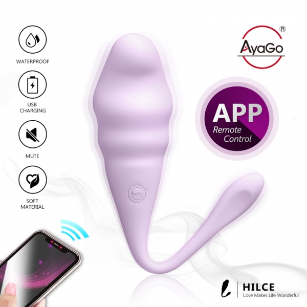 Hilce - APP Control Vibrator - Purple 